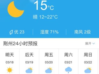 荆州天气预报15天查询，掌握风云变幻，从容安排生活